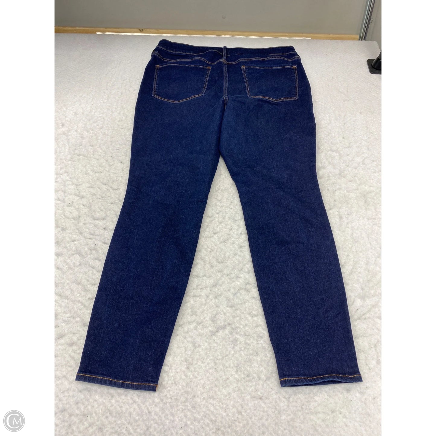 Jeans Skinny By Old Navy In Blue Denim, Size: 18