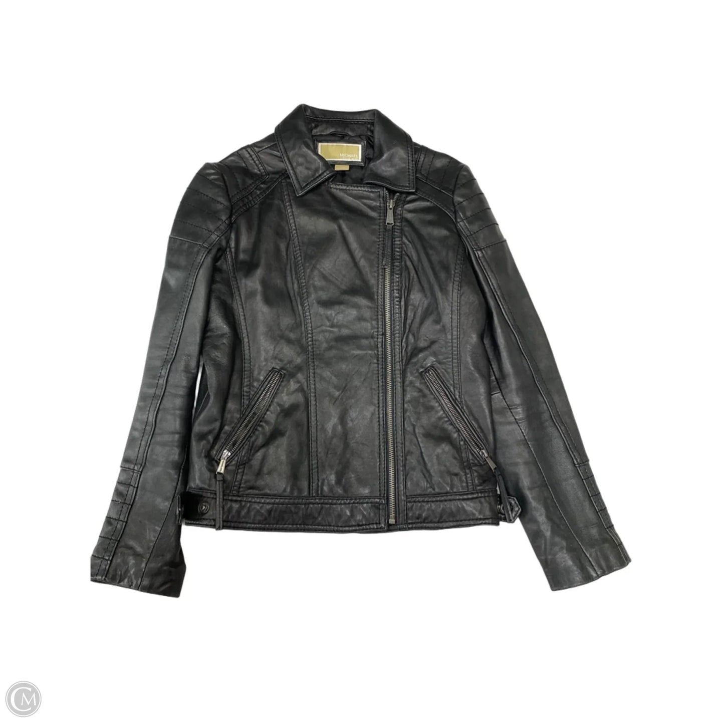 Jacket Designer By Michael By Michael Kors In Black, Size: L