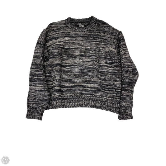 Sweater Designer By Ugg In Black & Grey, Size: L