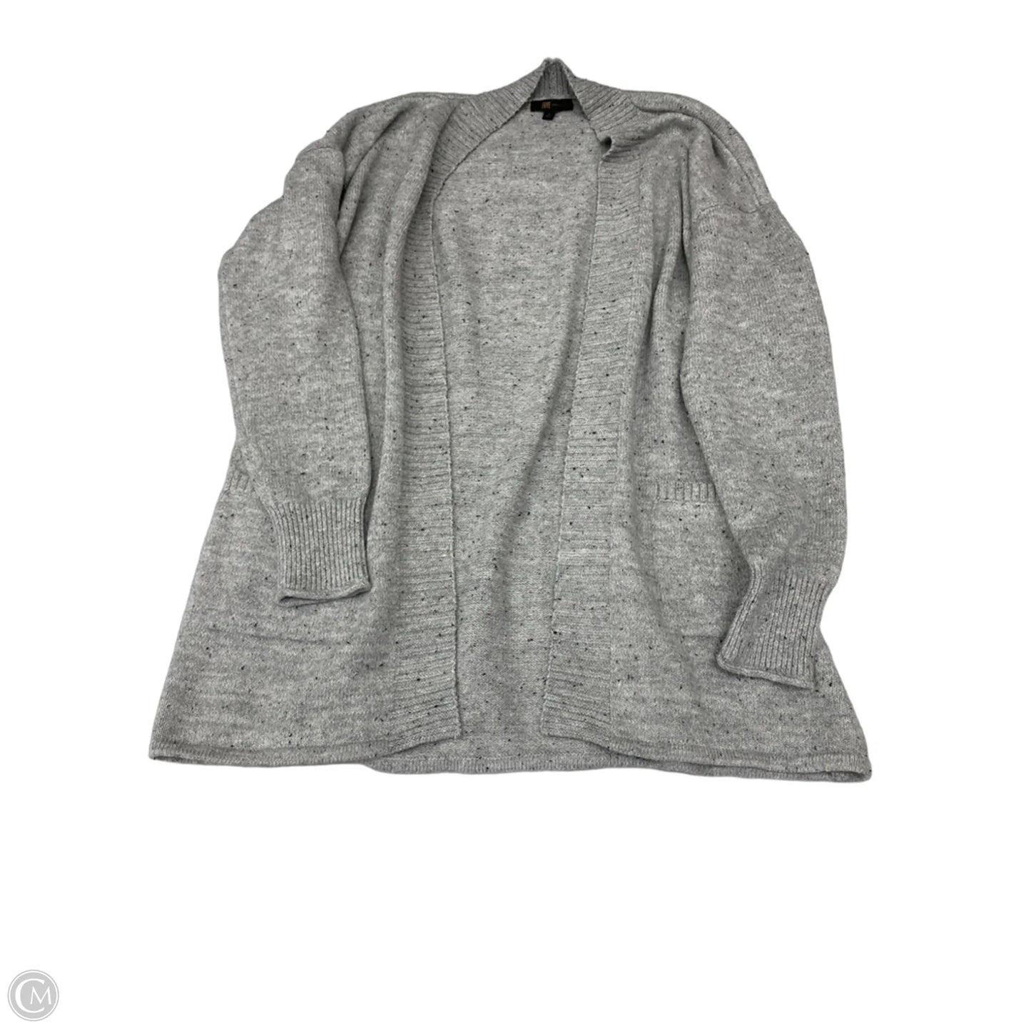 Sweater Cardigan Designer By Frye In Grey, Size: L