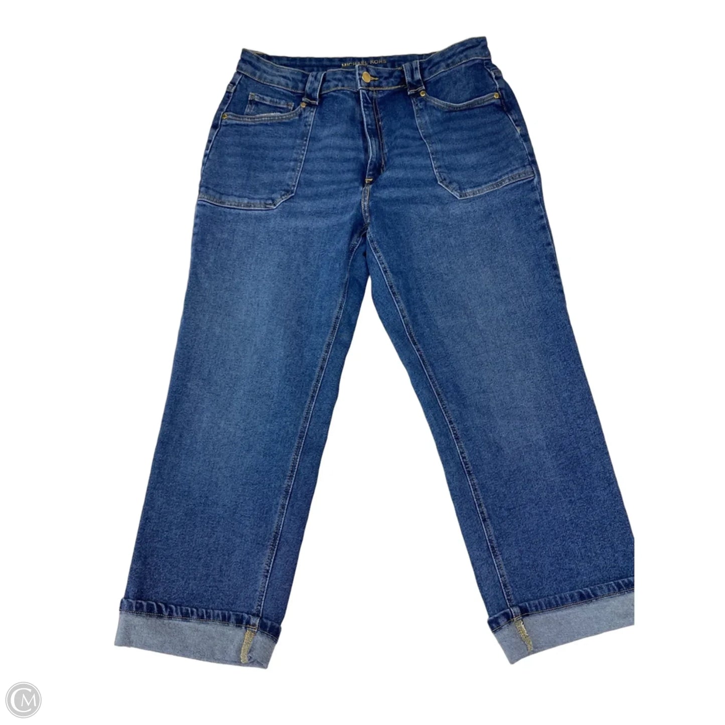 Jeans Designer By Michael Kors In Blue Denim, Size: 10
