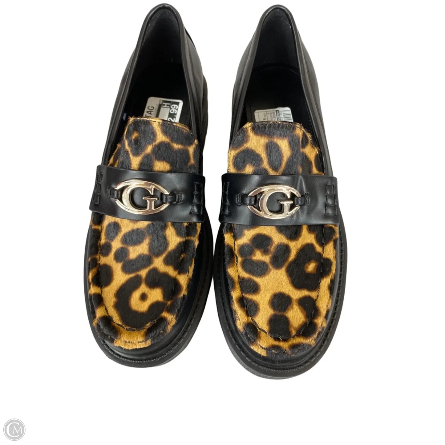 Shoes Heels Block By Guess In Black, Size: 8