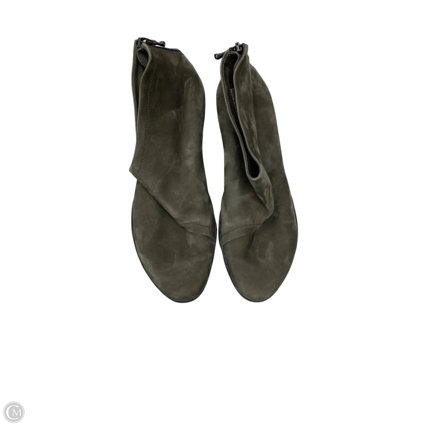 Boots Ankle Heels By Cma In Grey, Size: 7.5