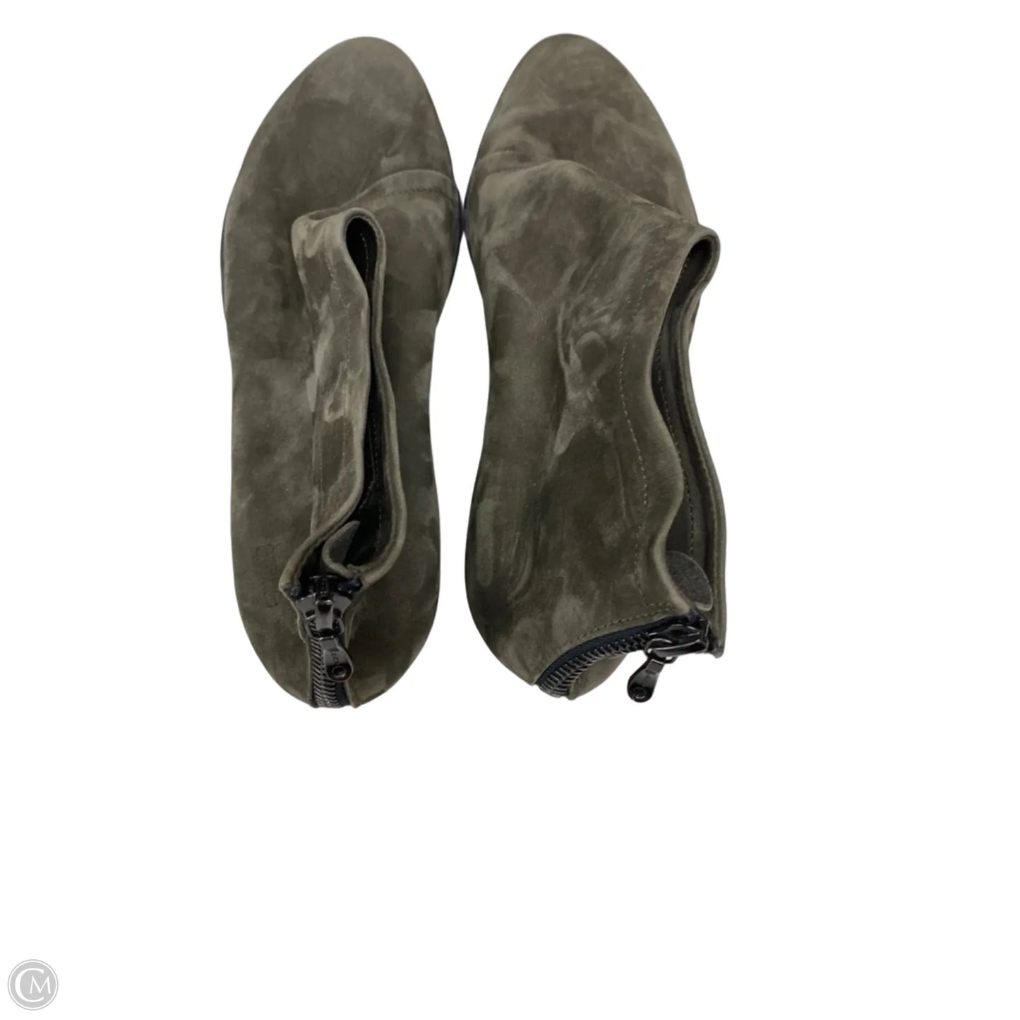 Boots Ankle Heels By Cma In Grey, Size: 7.5