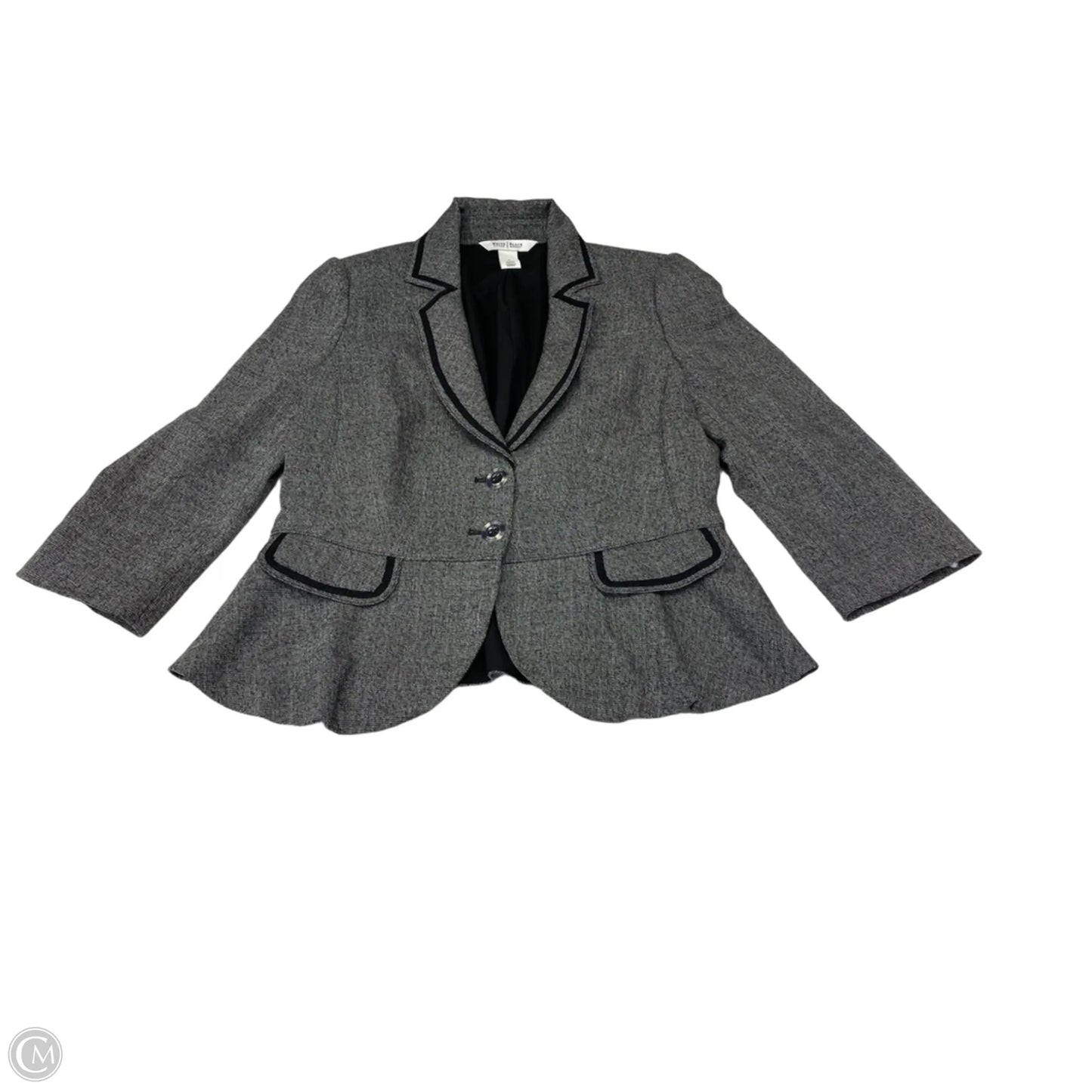 Blazer By White House Black Market In Grey, Size: Xs