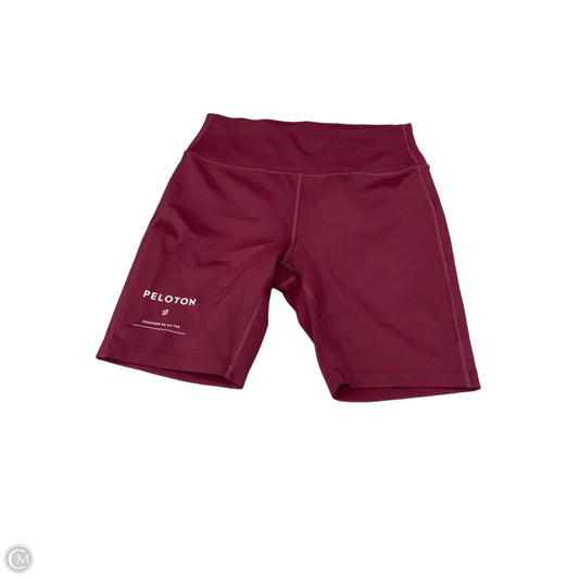 Athletic Shorts By Peloton In Maroon, Size: M