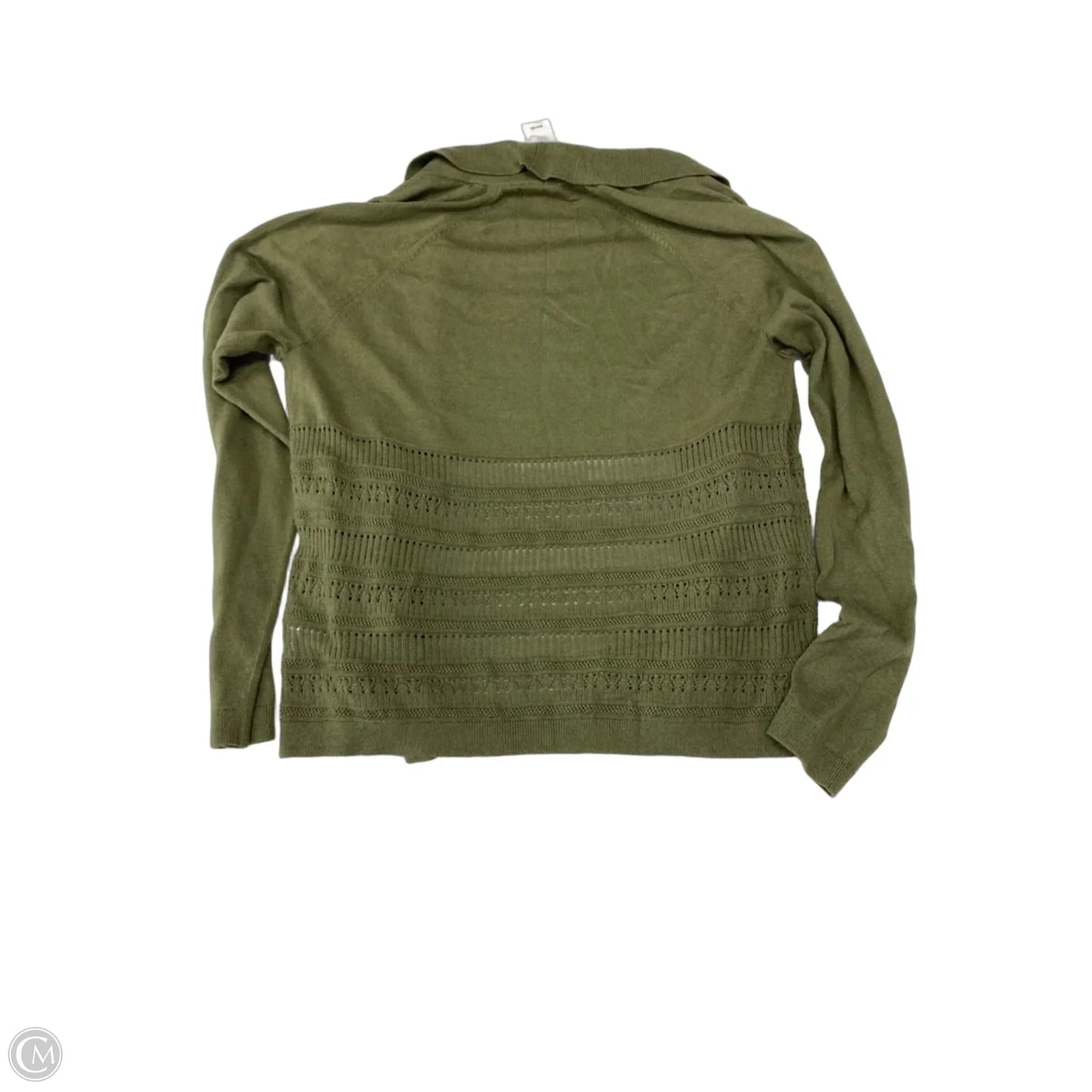 Sweater Cardigan By Banana Republic In Green, Size: S