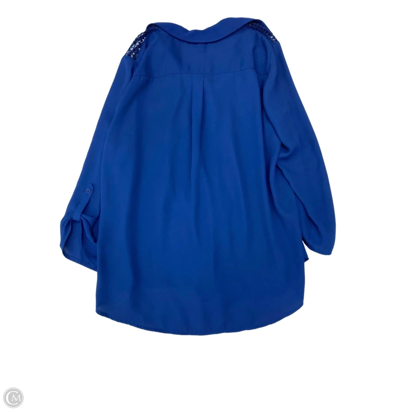 Blouse Long Sleeve By Alyx In Navy, Size: Xl