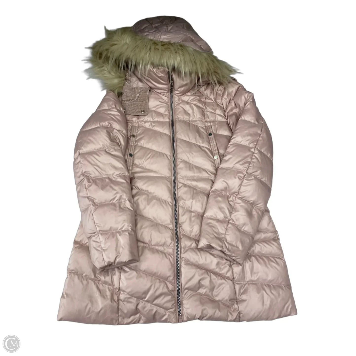 Coat Puffer & Quilted By Marc New York In Pink, Size: L