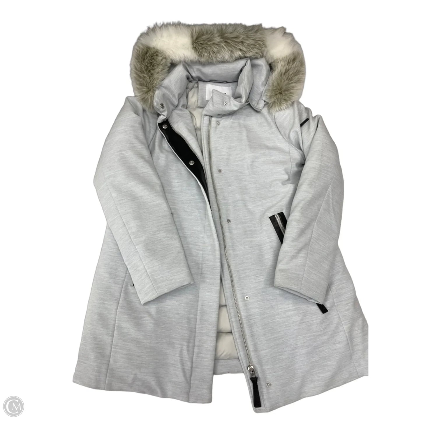 Coat Designer By Derek Lam In Grey, Size: L