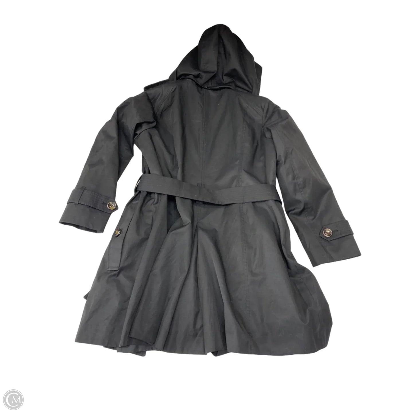 Coat Trench Coat By London Fog In Black, Size: L