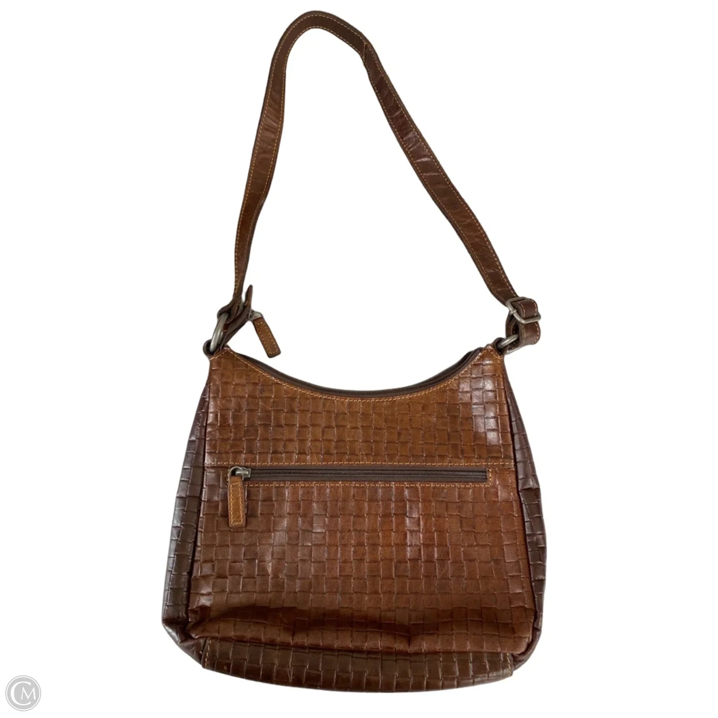 Handbag Leather By Cma, Size: Medium