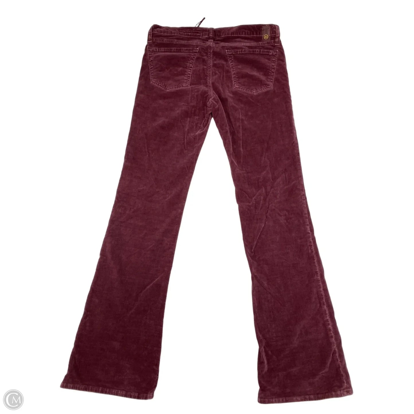 Pants Corduroy By Adriano Goldschmied In Maroon, Size: 10