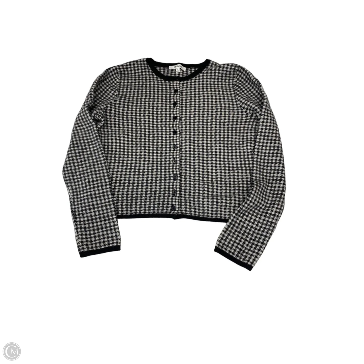 Cardigan By Madewell In Black & White, Size: Xl