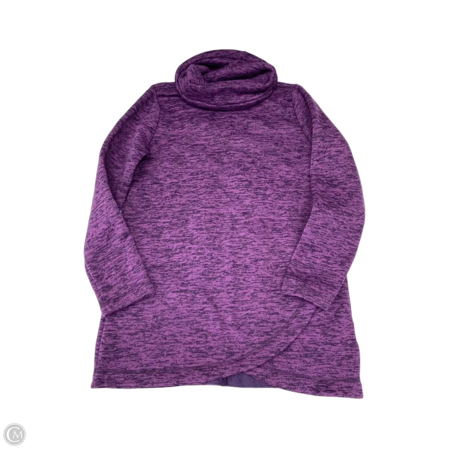 Sweatshirt Collar By Lands End In Purple, Size: S