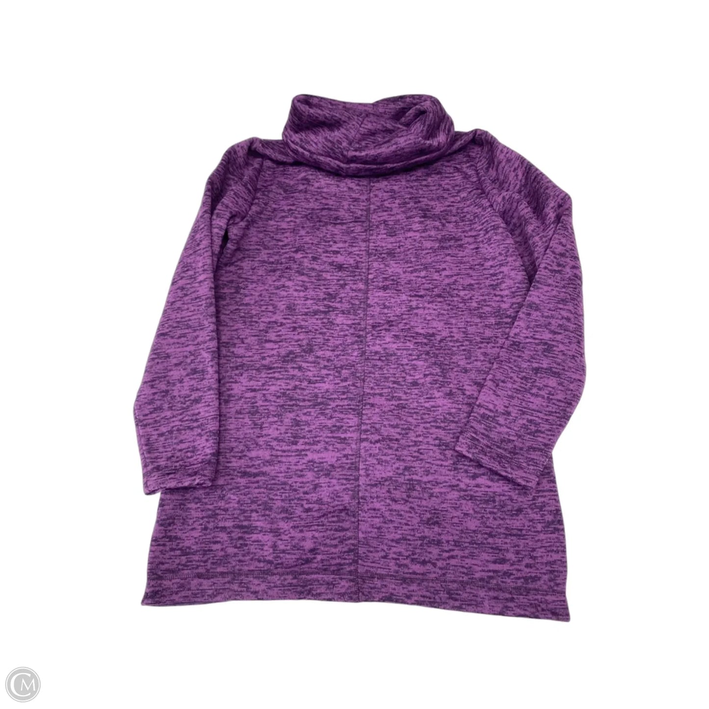 Sweatshirt Collar By Lands End In Purple, Size: S