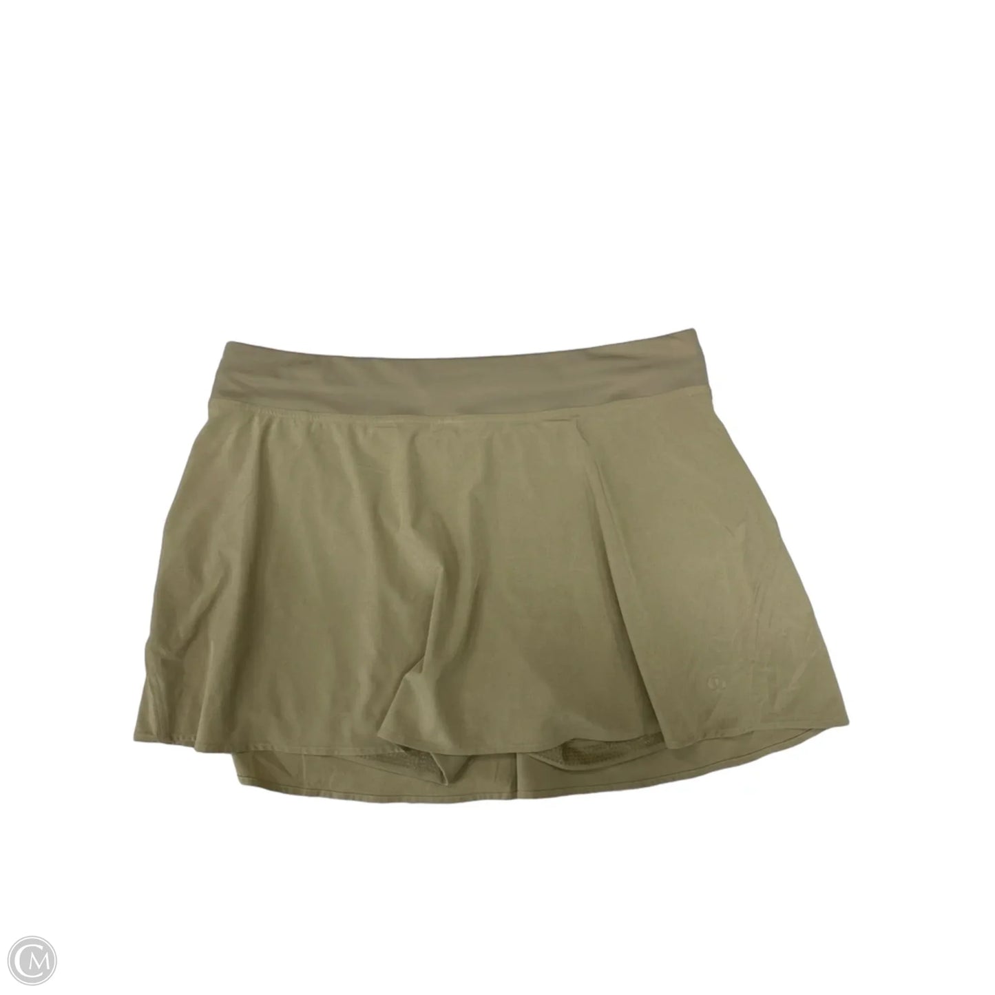 Athletic Skort By Lululemon In Beige, Size: L