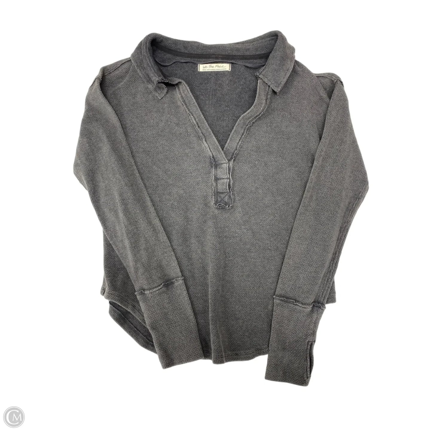 Top Long Sleeve By We The Free In Grey, Size: S