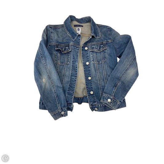 Jacket Denim By Gap In Blue Denim, Size: M