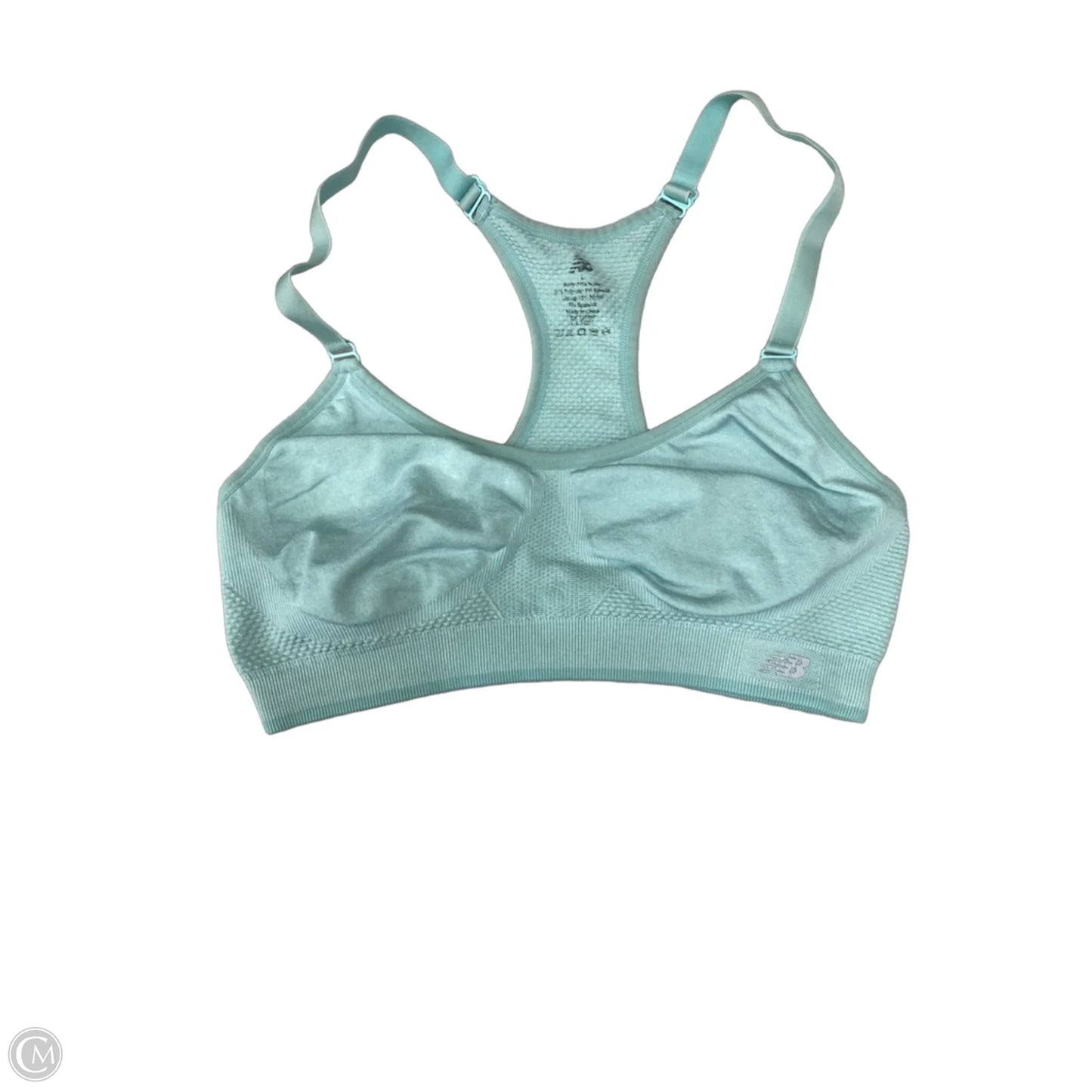 Athletic Bra By New Balance In Aqua, Size: L
