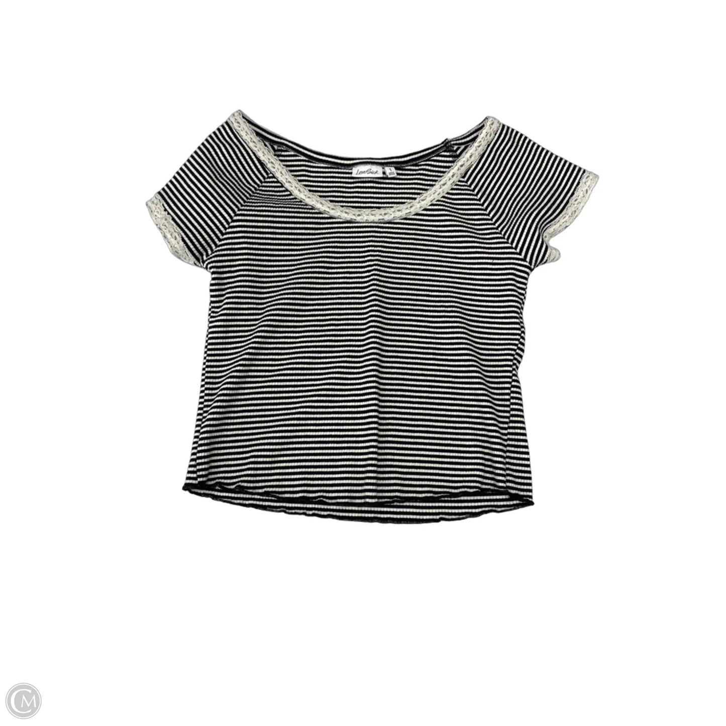 Top Short Sleeve By Torrid In Striped Pattern, Size: Xl