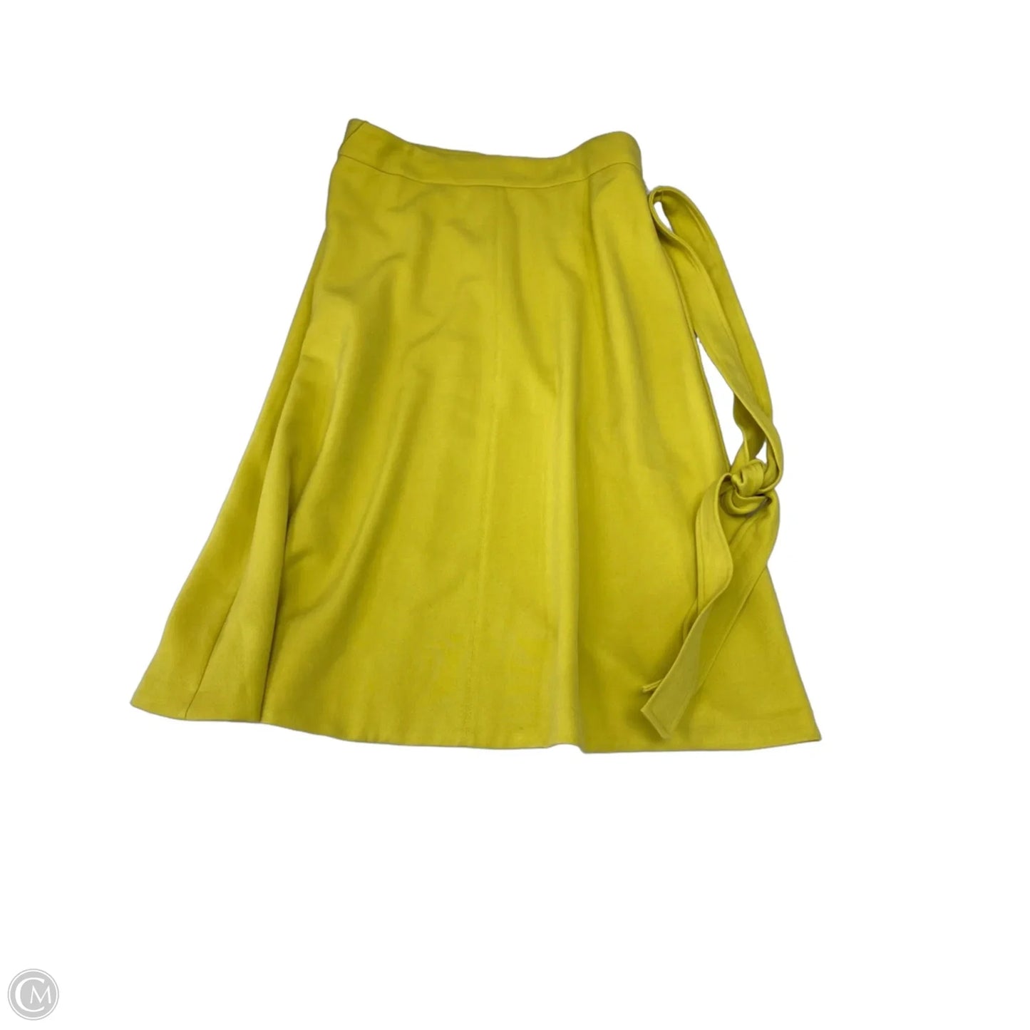 Skirt Midi By Ann Taylor In Chartreuse, Size: 12