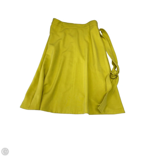 Skirt Midi By Ann Taylor In Chartreuse, Size: 12