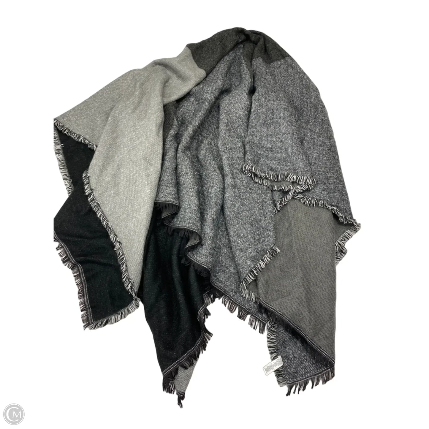 Shawl By Bp In Black & Grey, Size: Osfm