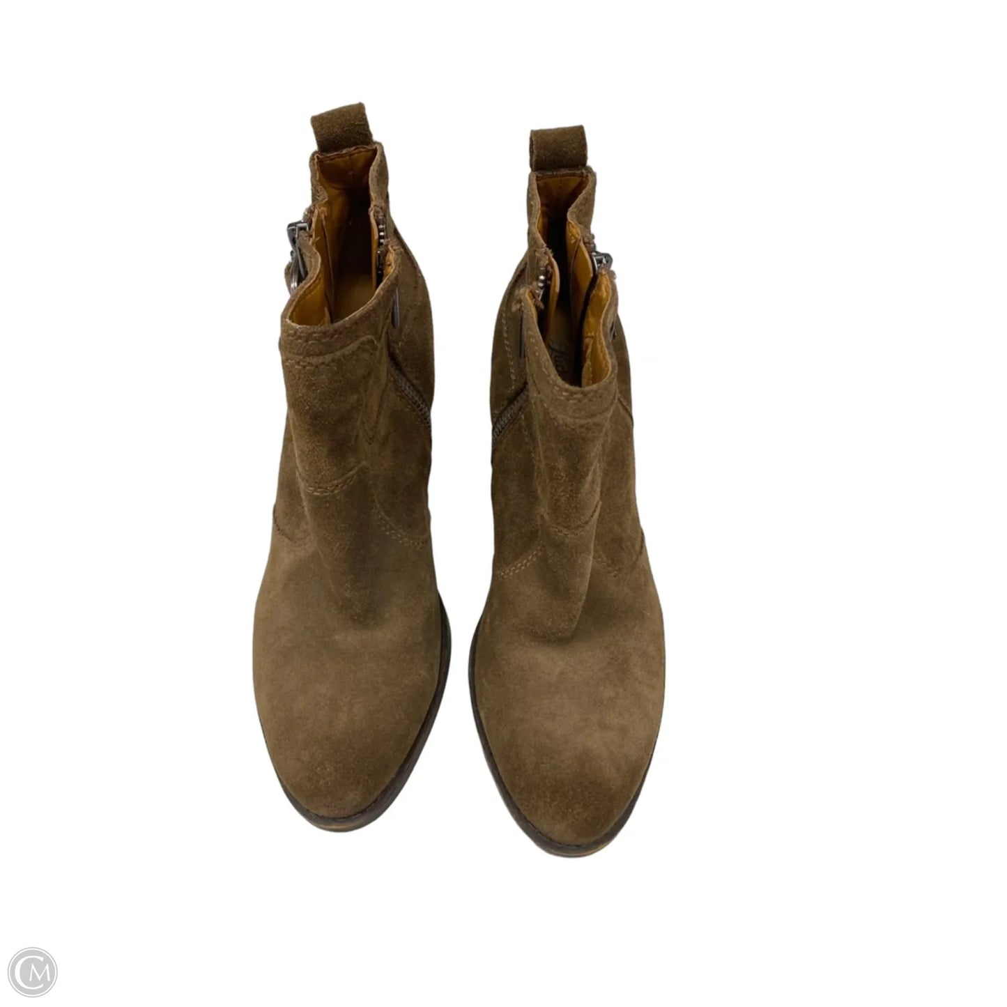 Boots Leather By Lucky Brand In Brown, Size: 8