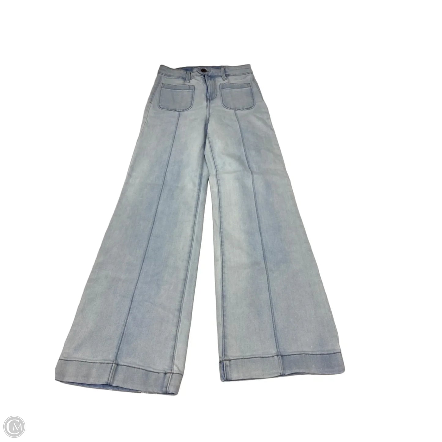 Jeans Wide Leg By Lc Lauren Conrad In Blue Denim, Size: 6