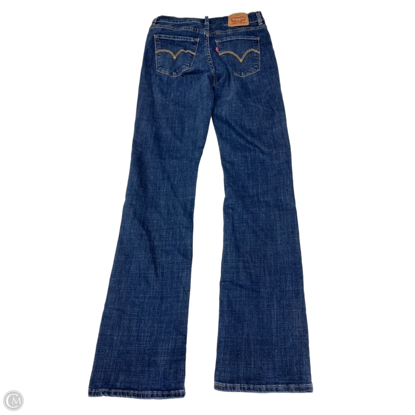 Jeans Boot Cut By Levis In Blue Denim, Size: 2