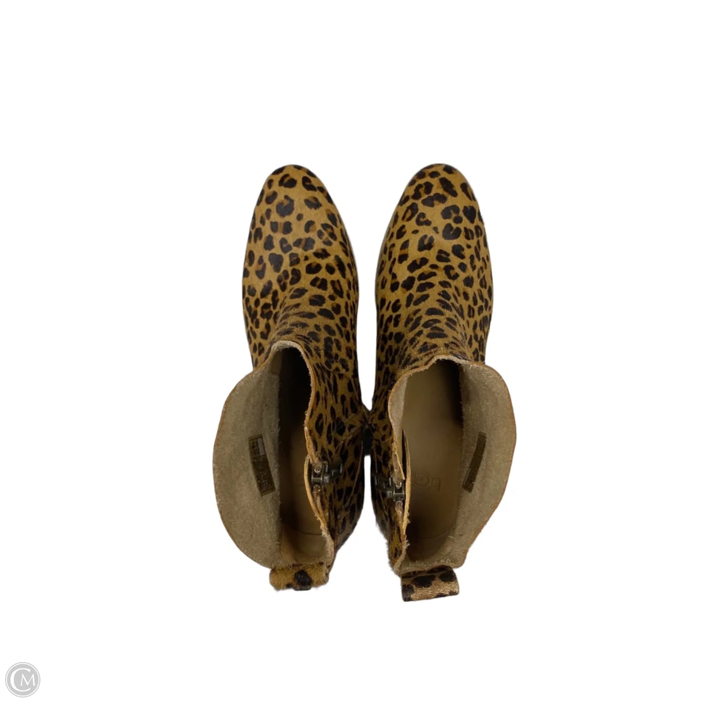 Boots Designer By Ugg In Animal Print, Size: 7.5
