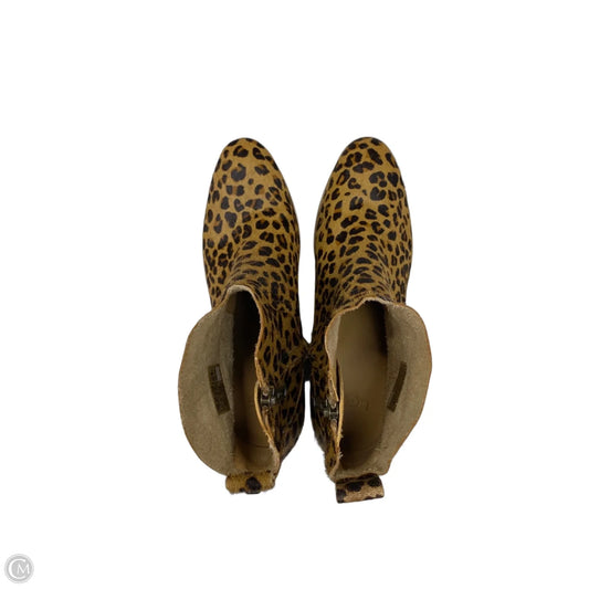 Boots Designer By Ugg In Animal Print, Size: 7.5