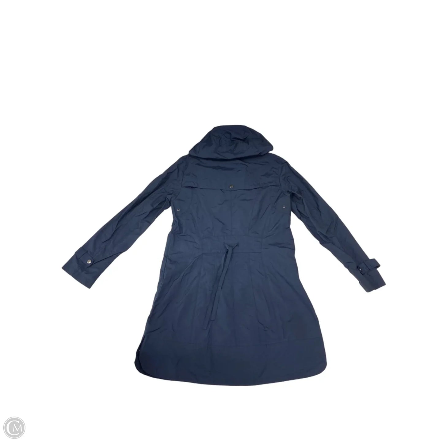 Coat Raincoat By Cole-haan In Navy, Size: S