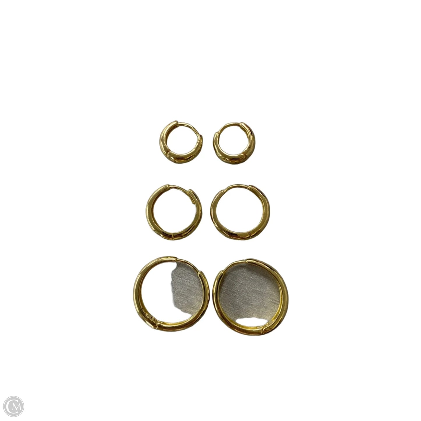 Earrings Hoop By Clothes Mentor, Size: 03 Piece Set