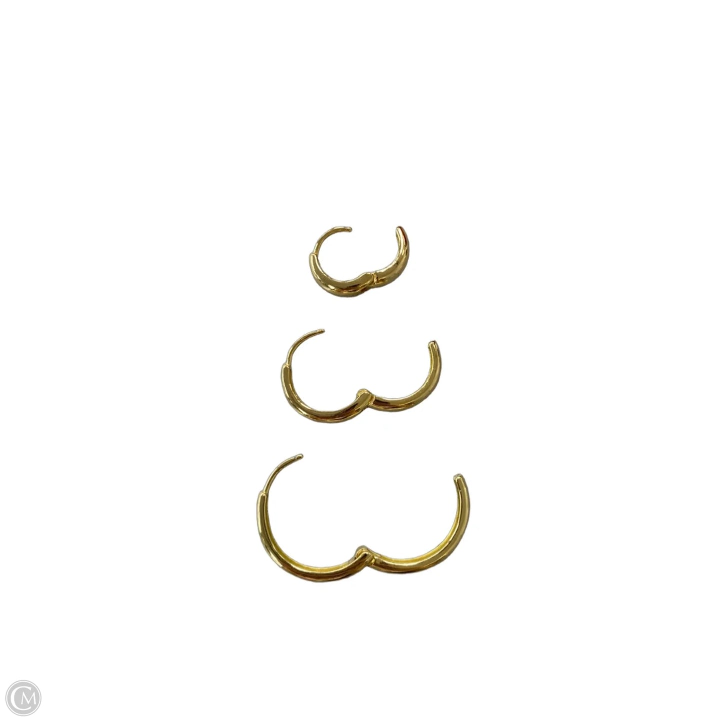 Earrings Hoop By Clothes Mentor, Size: 03 Piece Set