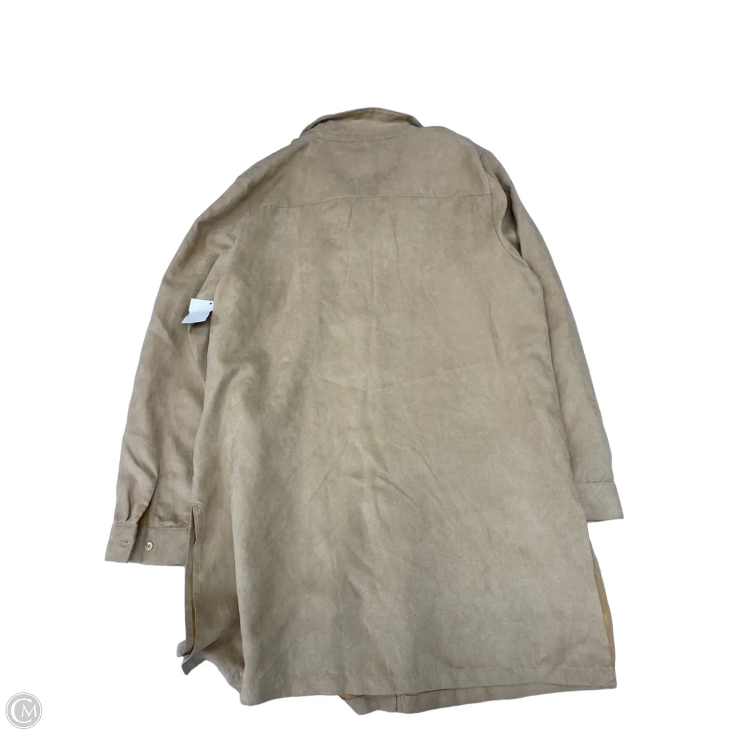 Top Long Sleeve By Marc New York In Beige, Size: L