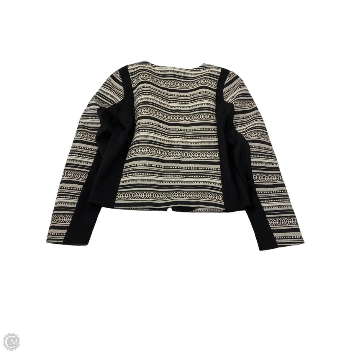 Jacket Other By H&m In Black & Cream, Size: S