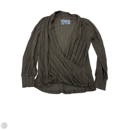 Top Long Sleeve By Maeve In Brown, Size: S