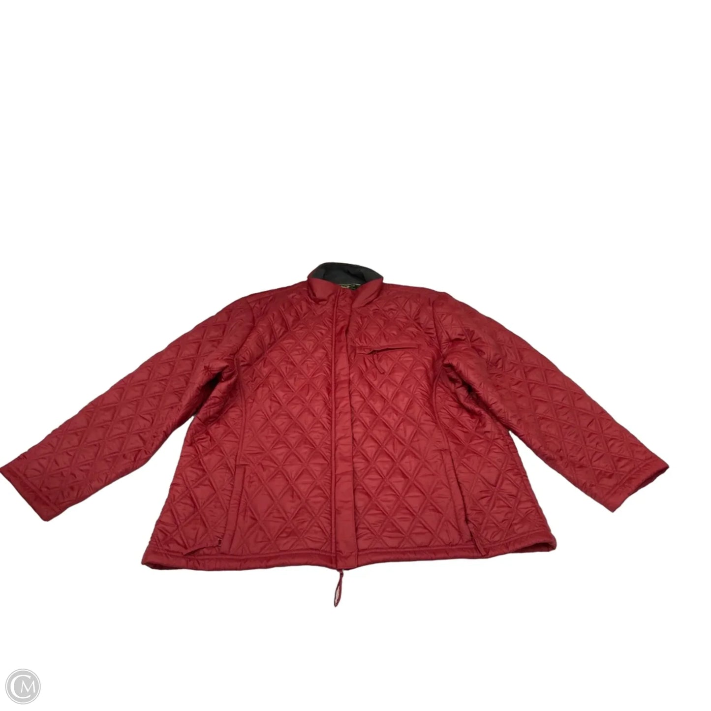 Jacket Puffer & Quilted By Eddie Bauer In Red, Size: Xxl