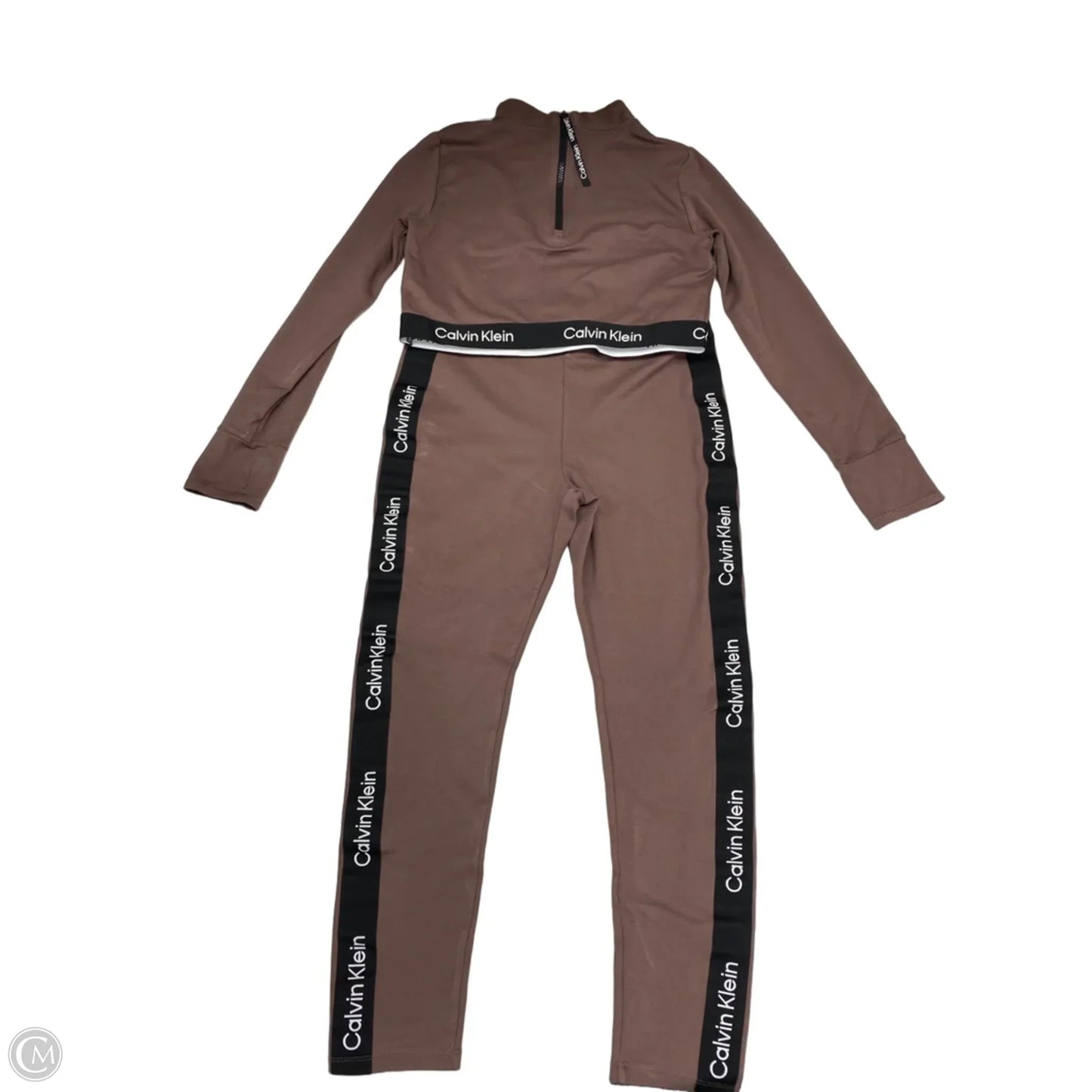 Athletic Pants 2pc By Calvin Klein Performance In Mauve, Size: L