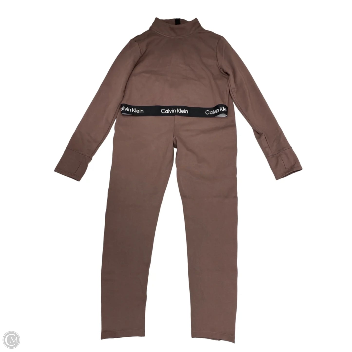 Athletic Pants 2pc By Calvin Klein Performance In Mauve, Size: L