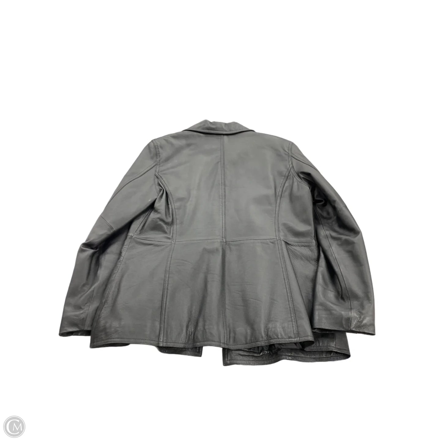 Jacket Leather By Cmc In Black, Size: L