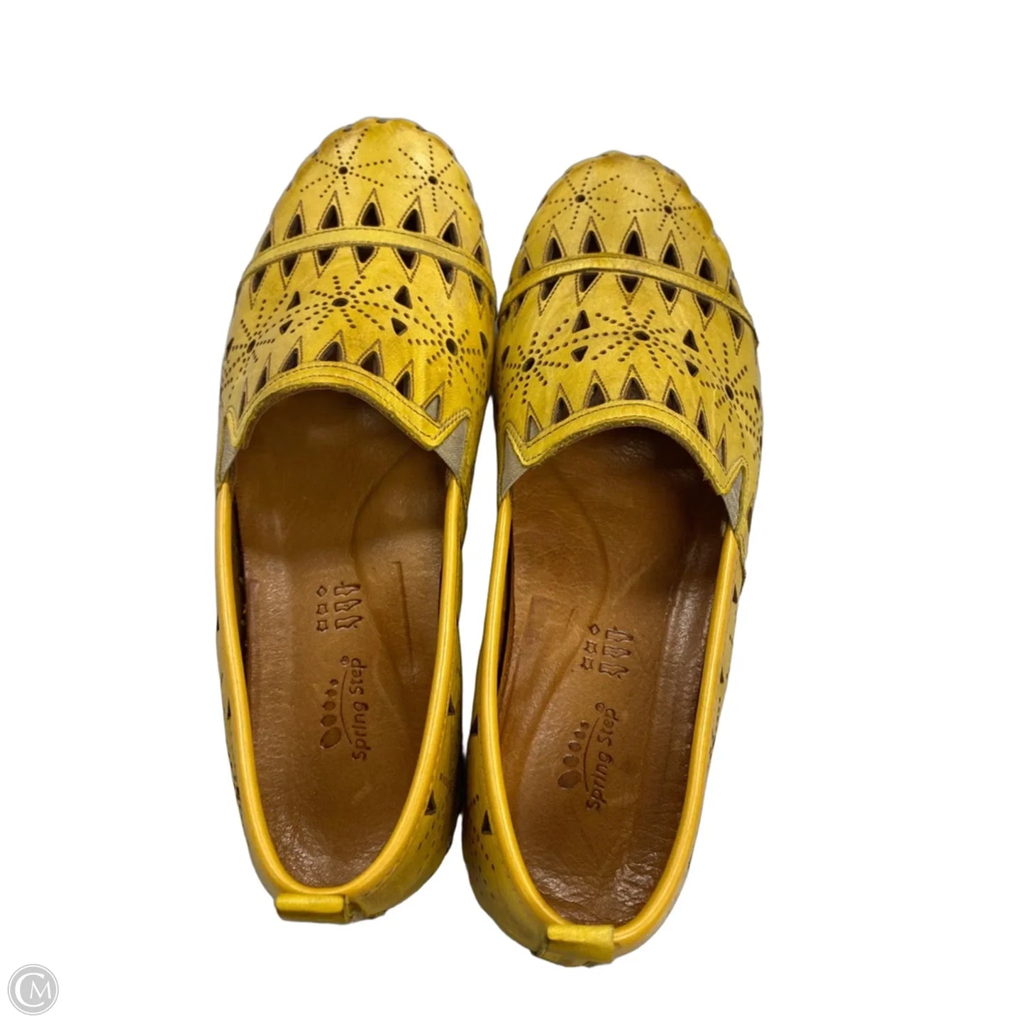 Shoes Flats By Spring Step In Yellow, Size: 9.5