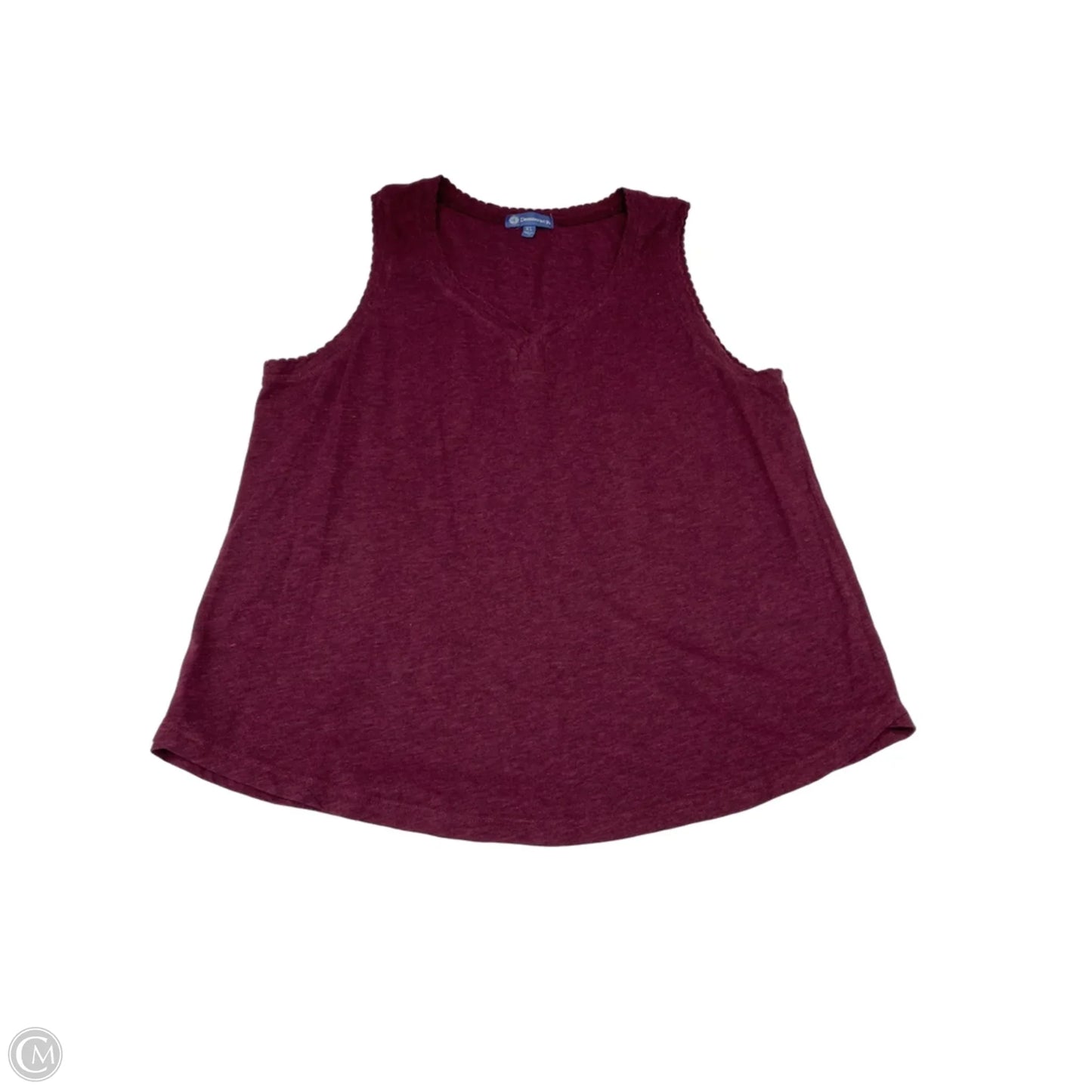 Tank Top By Democracy In Maroon, Size: Xl