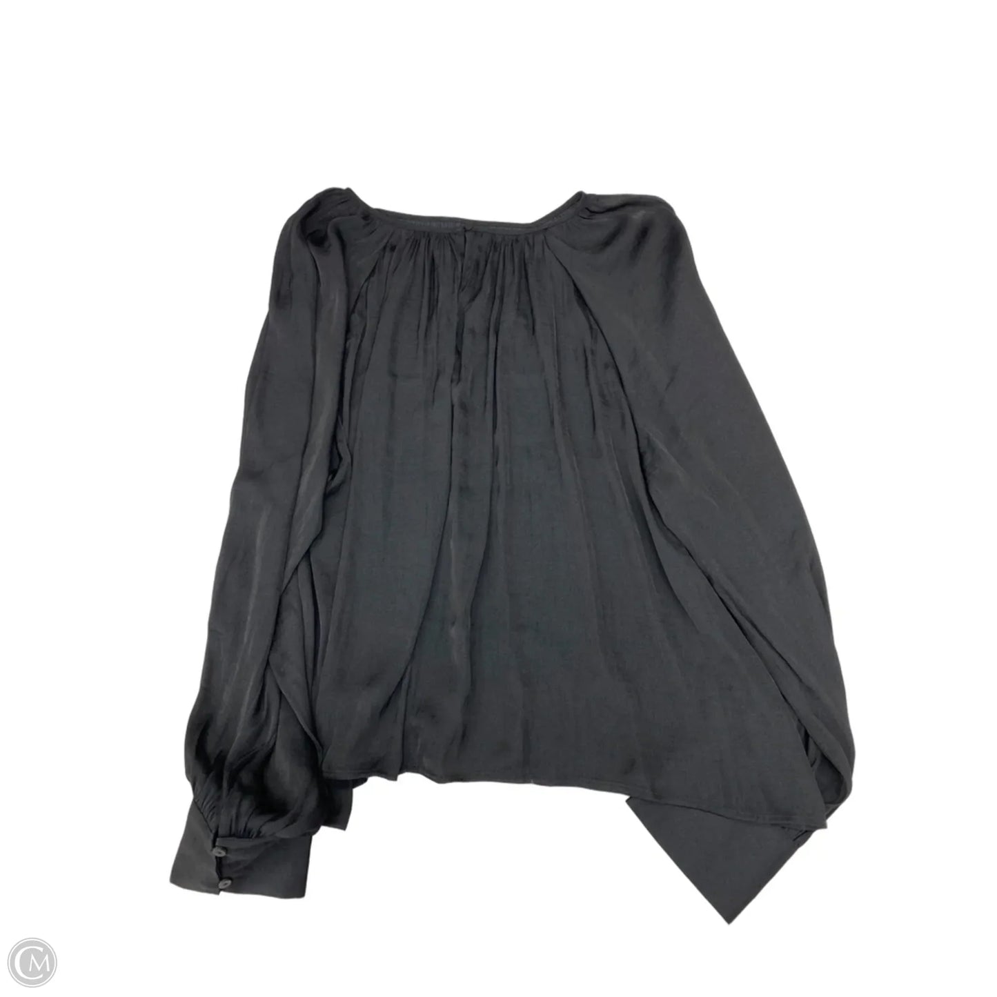 Blouse Long Sleeve By Old Navy In Black, Size: Xxl