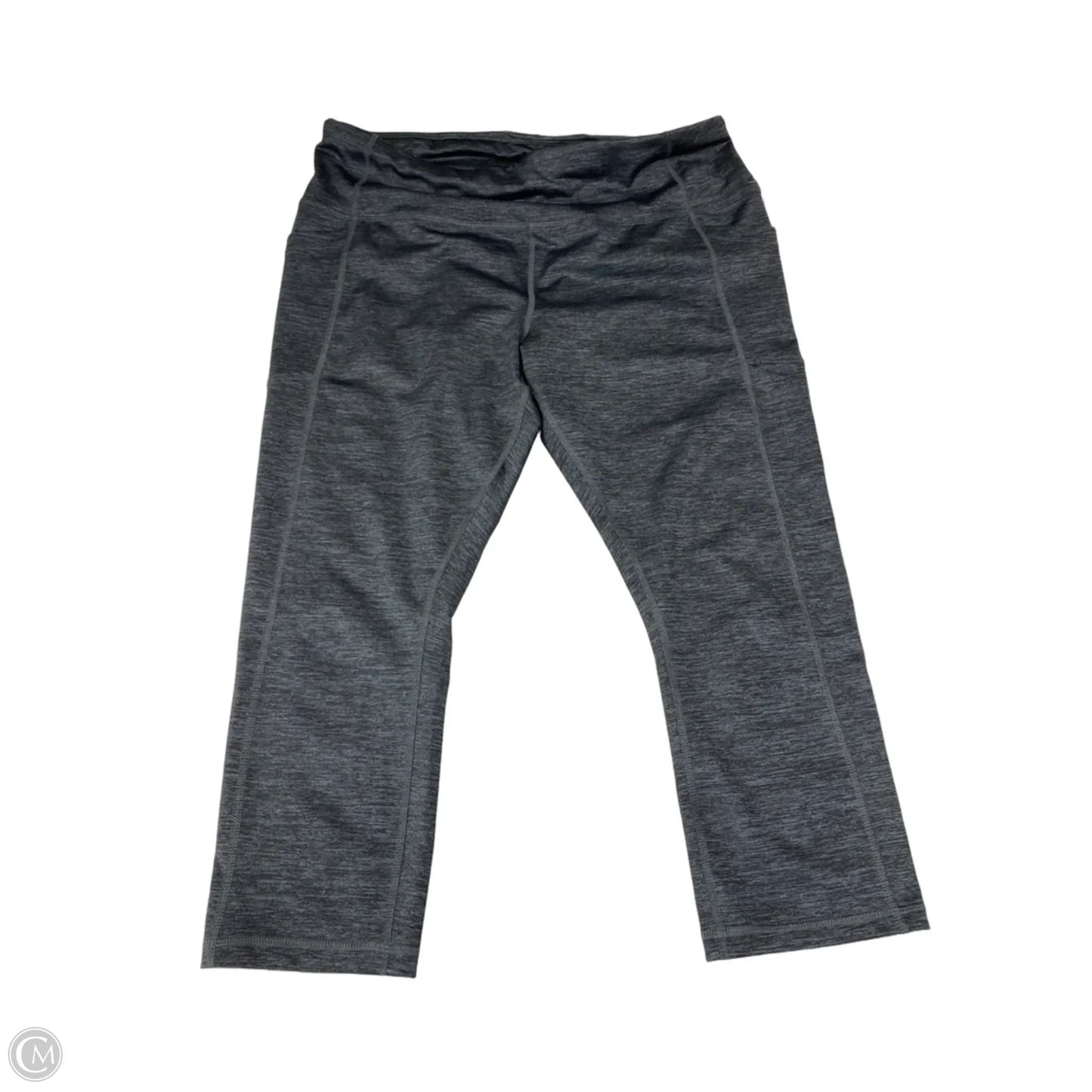 Athletic Leggings Capris By Avia In Grey, Size: Xxl