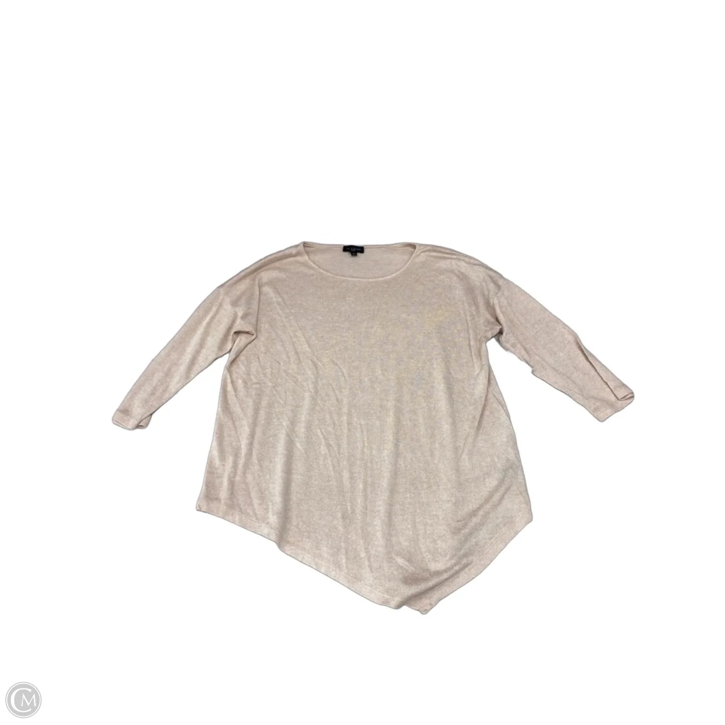 Top 3/4 Sleeve Basic By Limited In Pink, Size: M