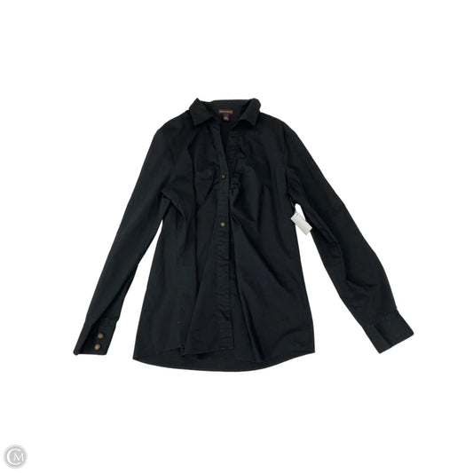 Top Long Sleeve By Dana Buchman In Black, Size: M