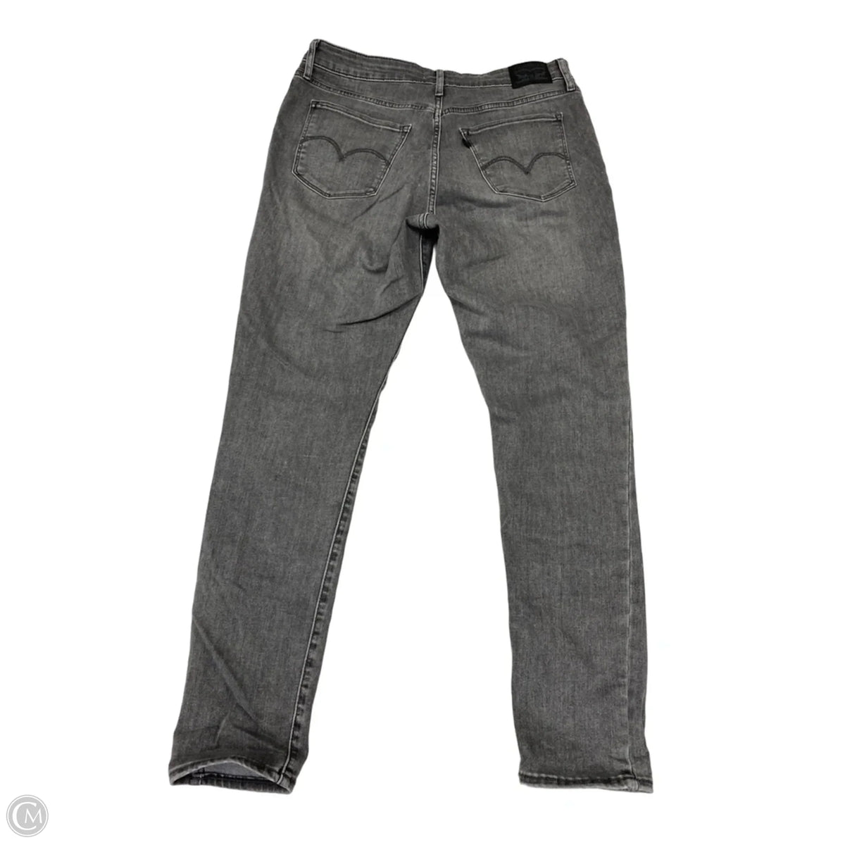 Jeans Skinny By Levis In Grey, Size: 16